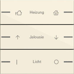 Gira Wippenset 3f indiv. Tastsens.4 System 55...