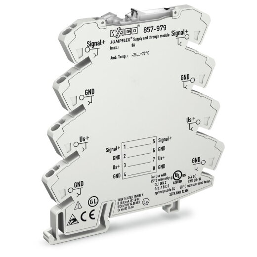 WAGO Einspeise und Durchgangsklemme 857-979