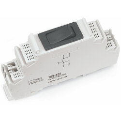 WAGO Schaltermodul mit Austaster Schaltspannung AC 250 V...