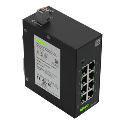 WAGO Industrial-ECO-Switch 8 Ports 100Base-TX schwarz...