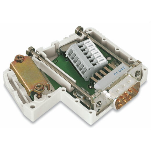 WAGO CC-Link-Feldbusstecker mit D-Sub-Stecker 9-polig lichtgrau 750-965