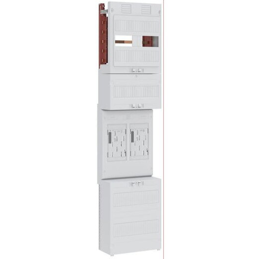 ABN Zählerfeld eHZ 2Z 5p mit Klemmstein 250x1050mm Z17EE2500