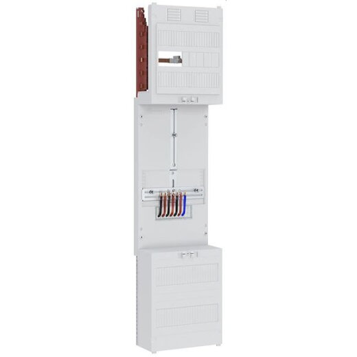 ABN Zählerfeld 3Pkt 1Z 5p mit Klemmstein 250x1050mm Z17ZZ1500