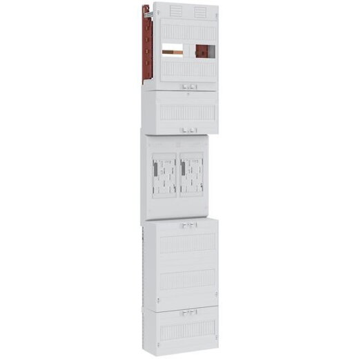 ABN Zählerfeld eHZ 2Z 4p mit Klemmstein 250x1200mm Z18EE2400