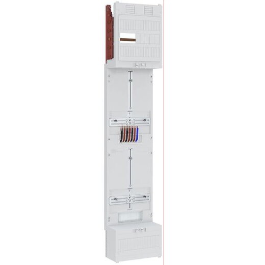 ABN Zählerfeld 3Pkt 1Z/Res 4p mit Klemmstein 250x1200mm Z18ZZ1410