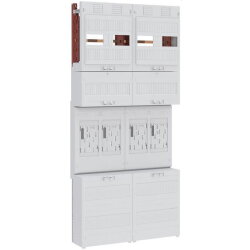 ABN Zählerfeld eHZ 4Z 4p mit Klemmstein 500x1050mm...