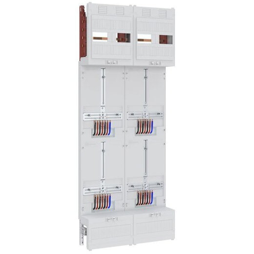 ABN Zählerfeld 3Pkt 4Z 4p mit Klemmstein 500x1200mm Z28ZZ4400