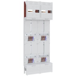 ABN Zählerfeld 3Pkt 4Z 5p mit Klemmstein 500x1200mm...