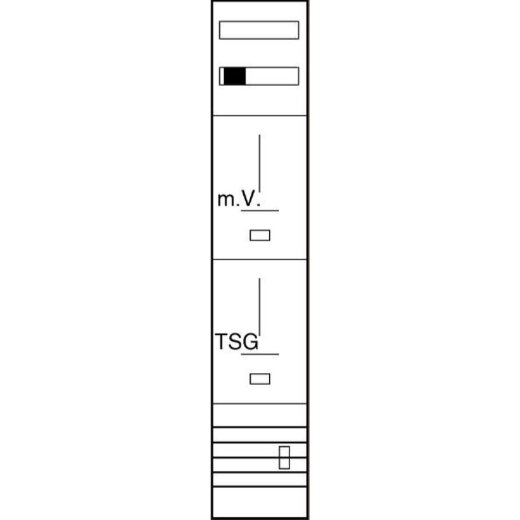 ABN Zählerplatz 3Pkt 1Z 1T mit HLAK 5polig Z19110Z