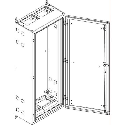 ABN Wandgehäuse schutzisoliert IP55 590x1440x340mm NT29P