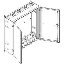 ABN Wandgehäuse schutzisoliert IP55 1090x1140x340mm...