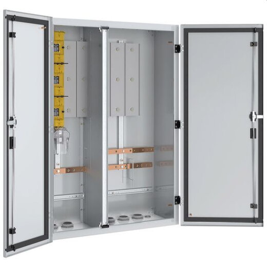 ABN Mehrfach-Netzanschluss 5-pol.mit PEN Schiene B/H/T 850/1200/340 NETL38-02