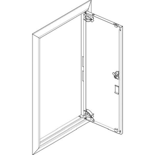ABN ESPRO Blendrahmen mit Volltüre GBRU14T f. UP-Flachverteiler 1x4reihig GBRU14T