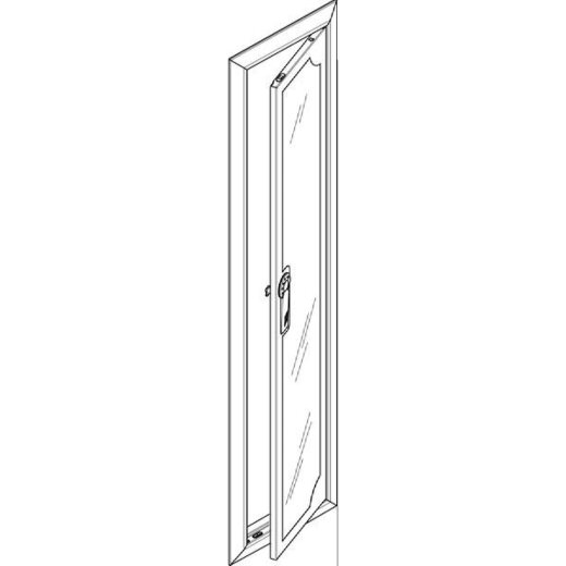 ABN ESPRO Blendrahmen mit Sichttüre GBRU17TS f. UP-Flachverteiler 1x7reihig GBRU17TS