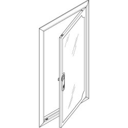 ABN ESPRO Blendrahmen mit Sichttüre GBRU25TS f....