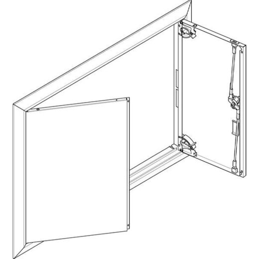 ABN ESPRO Blendrahmen mit Volltüre GBRU33T f. UP-Flachverteiler 3x3reihig GBRU33T