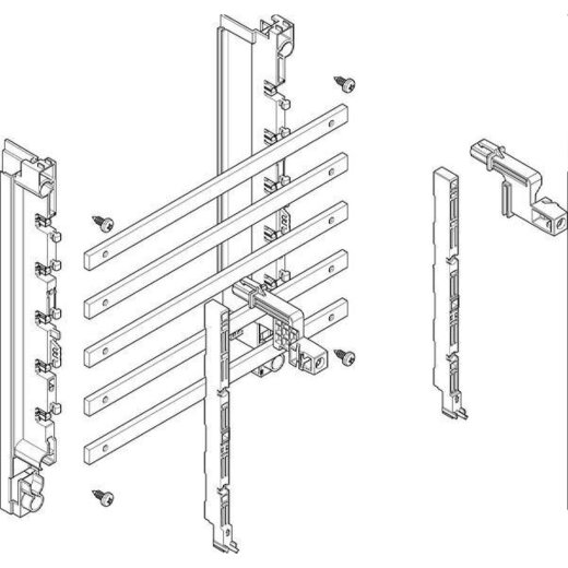 ABN Sammelschienenmodul tief 40mm mit CU 12x5mm 5polig 70mm MTSC12515