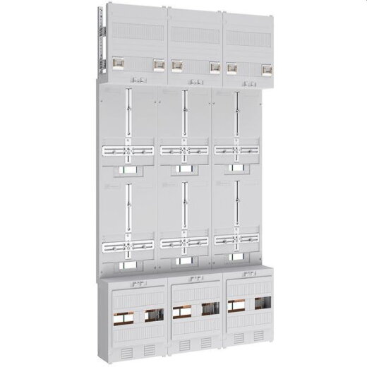 ABN Zählerfeld 3Pkt 6Z sperrbares HS 5polig 750x1350mm Z39260