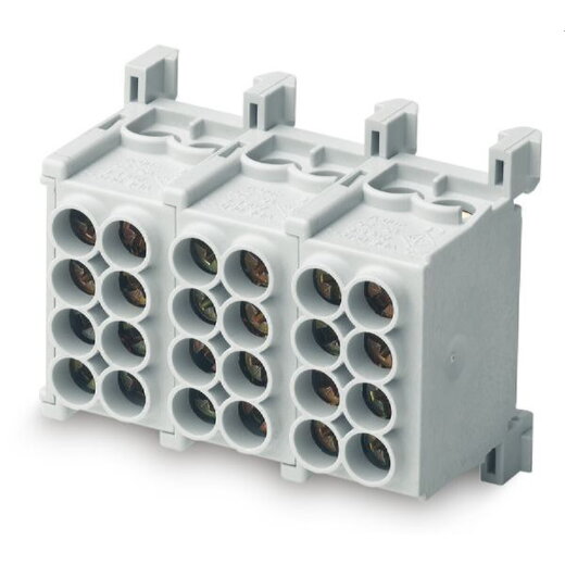 ABN Hauptleitungsklemme 3-polig fingersicher 3x4x25 qmm XHKB3254