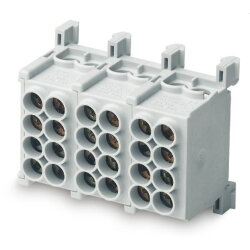 ABN Hauptleitungsklemme 3-polig fingersicher 3x4x25 qmm...