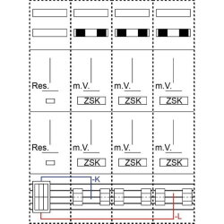 ABN Querverdrahtungssatz ARLUX16K v.NH-Element zu SS kurz...