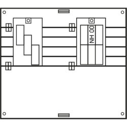 ABN Sammelschienenfeld PAR353N 355A m.1x XUS6-00 und 1x...