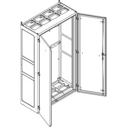 ABN Standgehäuse NS412PB BxHxT:1090x1890x500mm-offen...