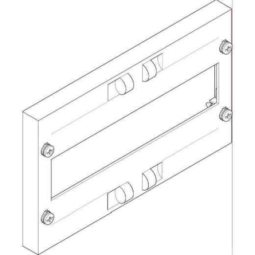 ABN Abdeckplatte FAO11N10 Abstand 150/125mm(PK=10Stk.) FAO11N10