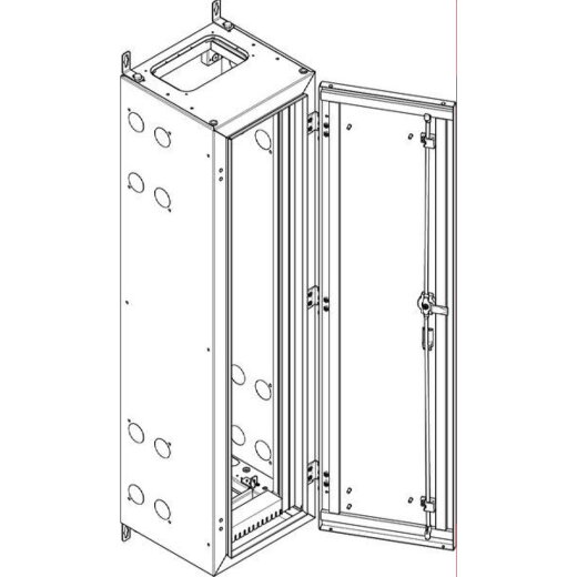 ABN Wandgehäuse NT18E BxHxT:340x1290x340mm NT18E