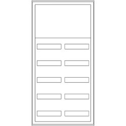 ABN Wandgehäuse SP27RK052 5RE REG/2RE Klemmen SP27RK052