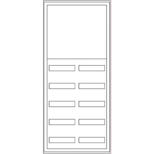 ABN Wandgehäuse SP28RK053 5RE REG/3RE Klemmen SP28RK053