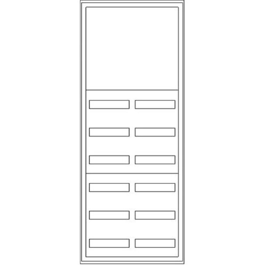 ABN Wandgehäuse SP29RK063 6RE REG/3RE Klemmen SP29RK063