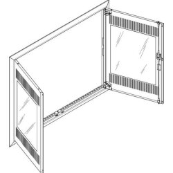 ABN Blendrahmen GBRU45TM f.UP-Feldverteiler 4x5-r. GBRU45TM