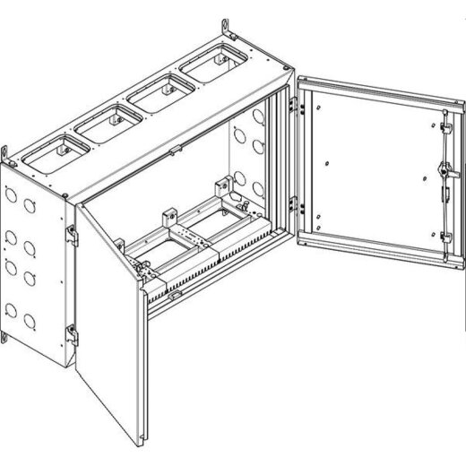 ABN Wandgehäuse NT44P BxHxT:1090x690x340mm NT44P