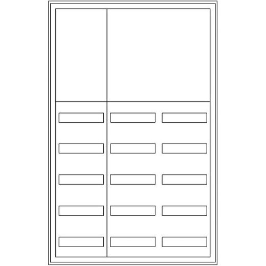 ABN Wandgehäuse SP38RK053 5RE REG/3RE Klemmen SP38RK053