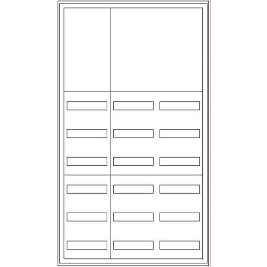 ABN Wandgehäuse SP39RK063 6RE REG/3RE Klemmen SP39RK063