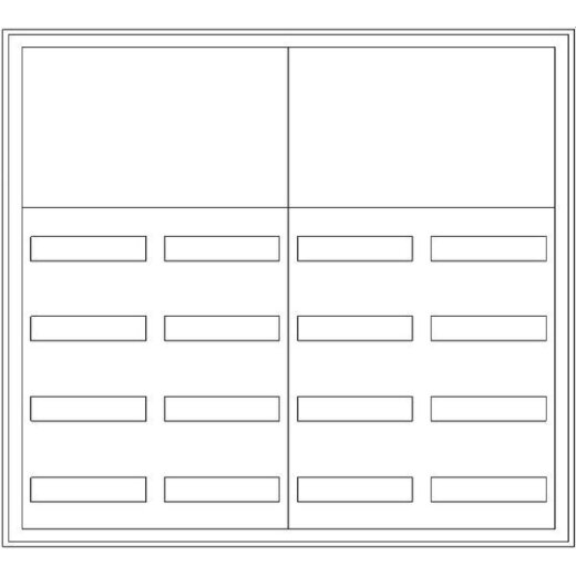 ABN Wandgehäuse SP46RK042 4RE REG/2RE Klemmen SP46RK042