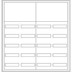 ABN Wandgehäuse SP47RK052 5RE REG/2RE Klemmen SP47RK052