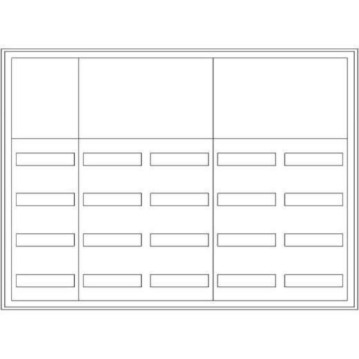 ABN Wandgehäuse SP56RK042 4RE REG/2RE Klemmen SP56RK042