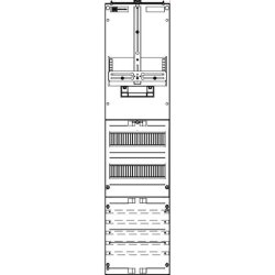 ABN Wandzählerfeld ZM17X589N 1050x250mm SAS 40mm,UAR...