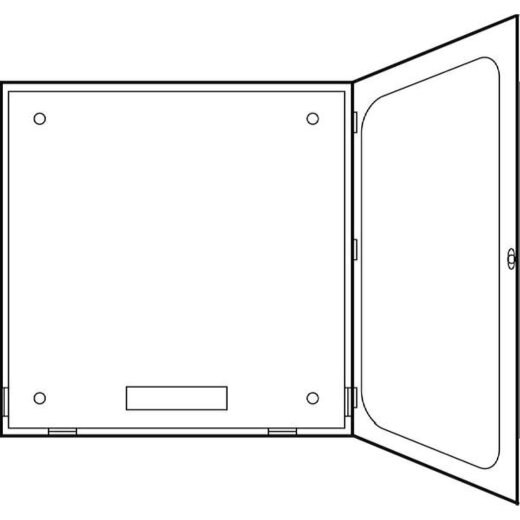 ABN Zählerwechselschrank WMS28019 m.Scheibe IP54 WMS28-019