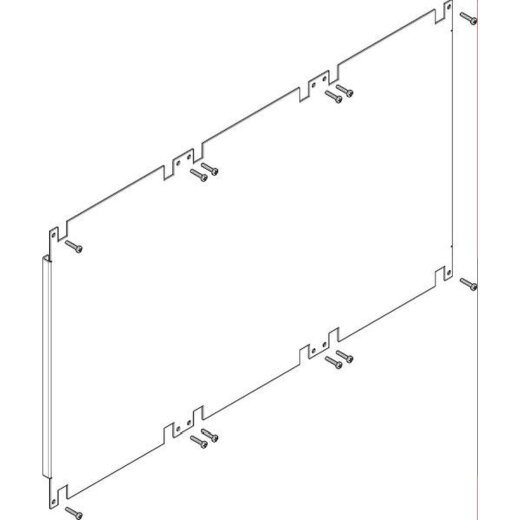 ABN Montageplattenfeld PMF330N 3-f.breit BauH:3 PMF330N