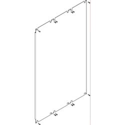 ABN Montageplattenfeld PMF380N 3-f.breit BauH:8 PMF380N
