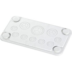 ABN Flansch f.M-Gewinde von innen verriegelbar DY57454F