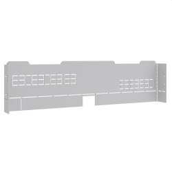 ABN Schottung PVC waagrecht Feldbrteite 2 perforiert GTWS2W