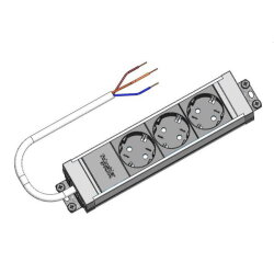 ABN Steckdose SCHUKO EURO 3-fach 45° Media XSD3D