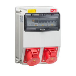 ABN Steckdosenkombi Einbausatz 2xCEE 32A f.SL135 SY19Z