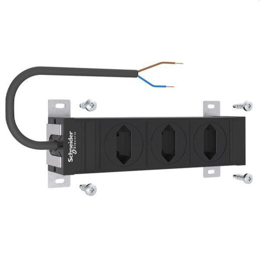 ABN Steckdose SCHUKO EURO 3-f.drehbar ABNPE303P01