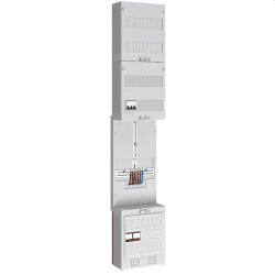 ABN Zählerplatz 3Pkt 1Z 44A m.Hauptschalter 5-pol....