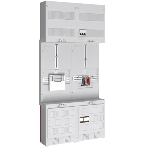 ABN Zählerplatz 3Pkt 1Z 1R m.Hauptschalter 5-pol. Z27811